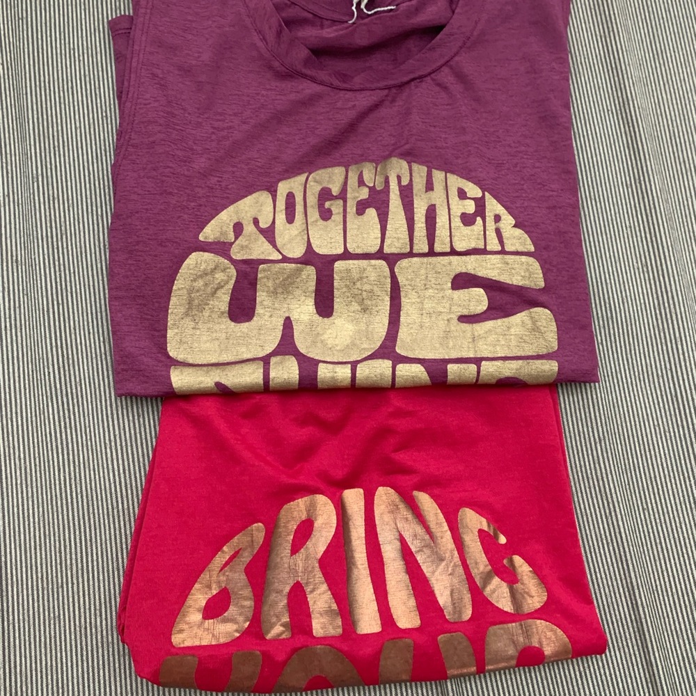 Set of 2 Spiritual Gangster Peloton Tanks (M)